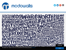 Tablet Screenshot of mcdowalls.com